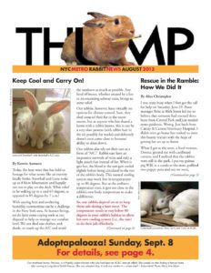 THUMP-NYC Metro Rabbit News August 2013